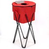 Household Essentials 2170-1 Standing Ice Cooler, Red