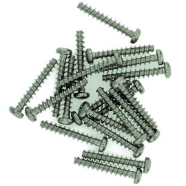 D5 (5mm x 25mm) TX Pan Screws for Plastic - Stainless Steel (A2) (Pack of 20)