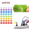 Pack of 40 Cable Labels, Cable Labels for Labelling, Cable