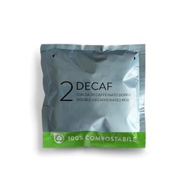 Bristot DOUBLE Decaf Espresso Single-Serve Coffee Pods | ESE Pods | Medium Roast | Pack of 85