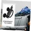 Ciieeo 1 Set Roof Box U Bolt Clamps Cargo Carrier