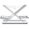 TABABAO Over The Sink Dish Drying Rack, Collapsible 3 Tier