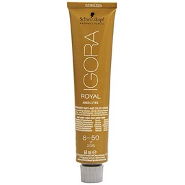 Schwarzkopf Igora Royal Absolutes Permanent Anti-Age Colour Cream, 8-50, Light Golden Blonde, Natural, Pack of 1 (1 x 60 ml)