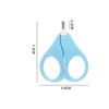 WOIWO 3PCS Children Scissors Rounded Corner Nail Clippers Practical Small