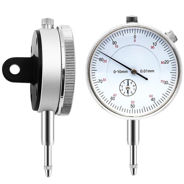 Eyech Dial Indicator Gauge 0-10mm Meter Precise 0.01mm Resolution Indicator