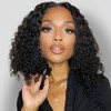 Gaishi Deep Wave Lace Front Wigs Human Hair Curly Lace