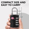 Desired Tools TSA Locks for Luggage, 2-Pc Durable Steel Padlock,