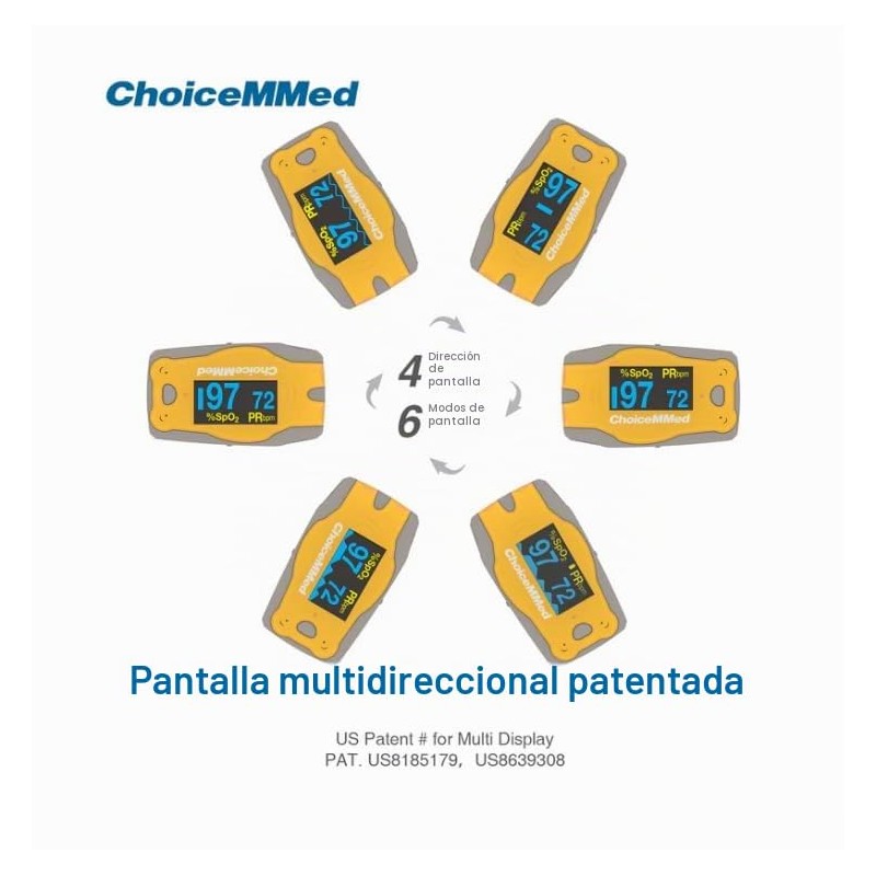 Oxímetro Pulso Pediátrico Choicemmed Md300c1 Para toda la familia. Garantia