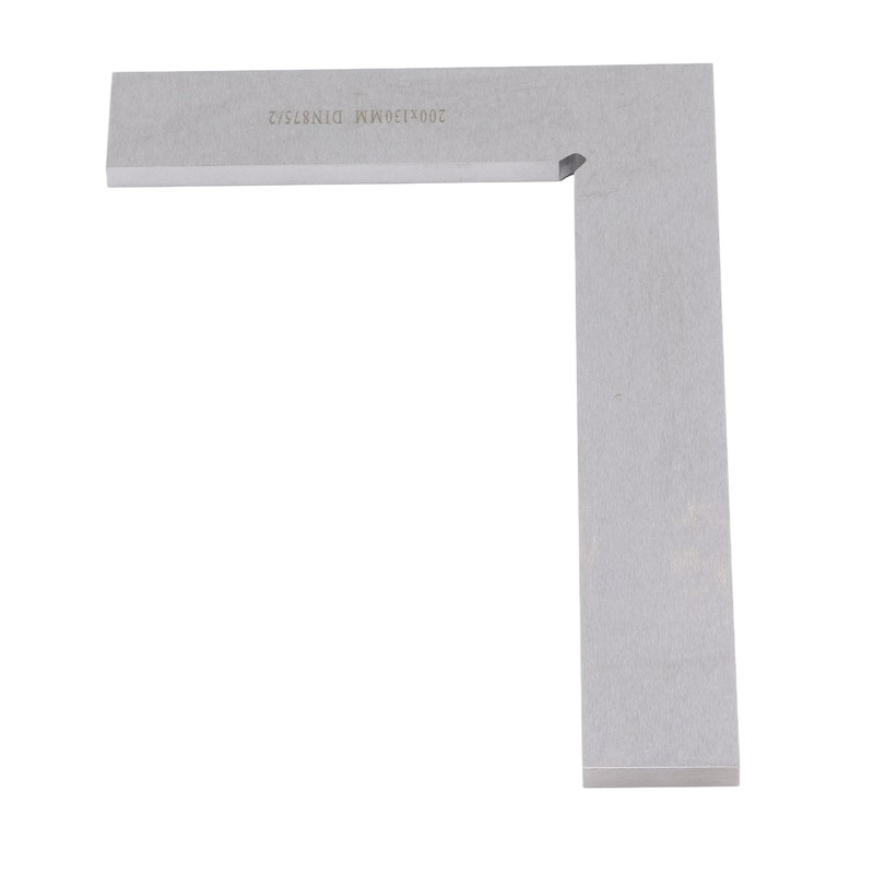 Machinist Square 200x130mm 90 Degree Right Angle High Accuracy Ergonomic