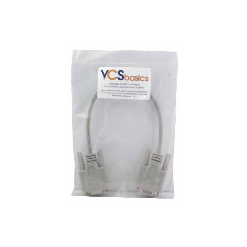 YCS basics 1 Foot DB9 9 Pin Serial / RS232