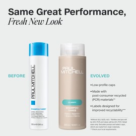 Paul Mitchell Paul Mitchell Shampoo Three, Clarifying, Removes Chlorine, For All Hair Types, 10.14 fl. oz.