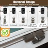 Avenuebool 4 Pack Universal Tee Crank Casement Window Handles, Low