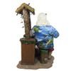Kurt S. Adler 11" Beach Santa at Tiki Bar Figure,