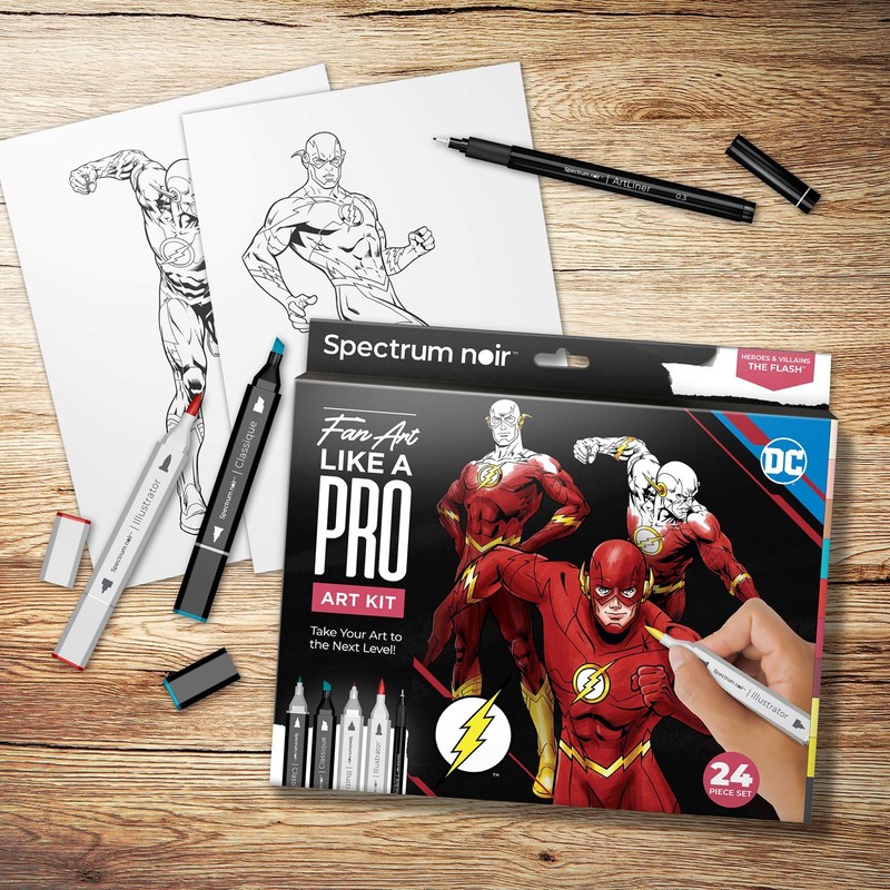 Spectrum Noir Pro Fan DC Art Kits (Flash)