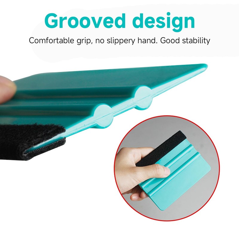 2 Pieces Rectangular Plastic Scraper, Multifunctional Film Tool, Scratch-free Scraper,