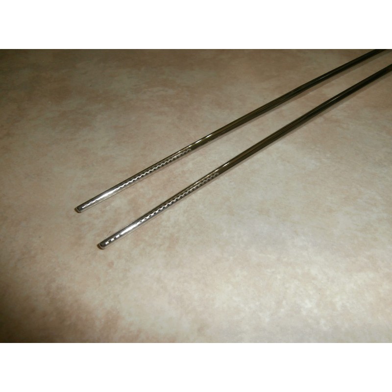1 pair of stainless steel extra long chopsticks 14"