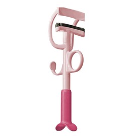New Model Terraneko Eyelash Curler, Color Pink, Size H 5.4 x W 1.5 x D 2.1 inches (138 x 38 x 53 mm), Weight: 0.5 oz (16 g)