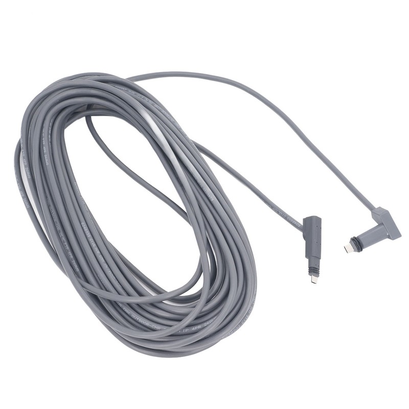 Rectangular Satellite Replacement Cable Multifunctional Grey Color 30ft for Starlink