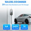 Portable Electric Car Charger for All SAE J1772 EVs, Smart