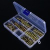 90pcs M6 Dowel Screw Woodworking Furniture Connector Double Ended Screw