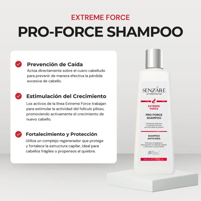 Senzáre Extreme Force Shampoo Anticaída 1L