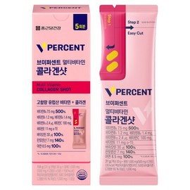 Chong Kun Dang Health V Percent Multivitamin Collagen Shot, 5 servings, 1 piece / 종근당건강 브이퍼센트 멀티비타민 콜라겐샷, 5회분, 1개
