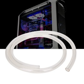Soft Tubing Water Cooling,Bewinner Universal Slim Computer PVC Water Cooling Pipe Soft Tube 9.5x12.7mm for Computer Water Cooling,High Transparency Water Cooling