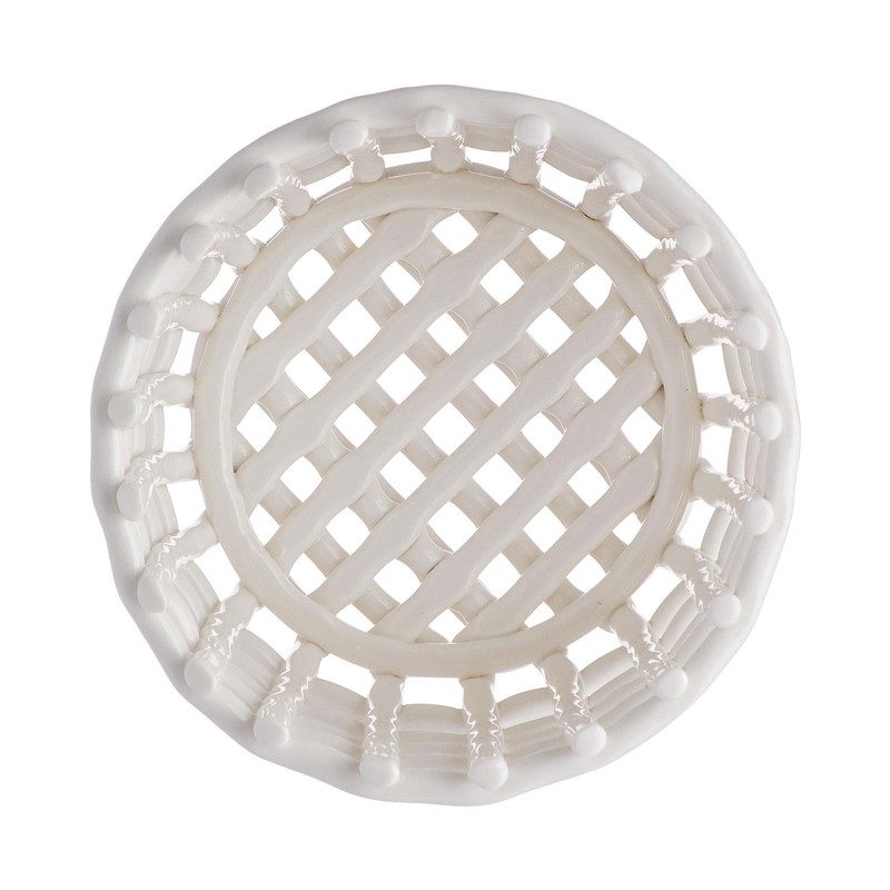 BUTLERS Ceramic Basket, Diameter 16 x 12 cm, Craft Ceramic