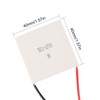 UMLIFE 6pcs TEC1-12710 12V 10A 92W 40MMX40MM Heatsink Thermoelectric Cooler