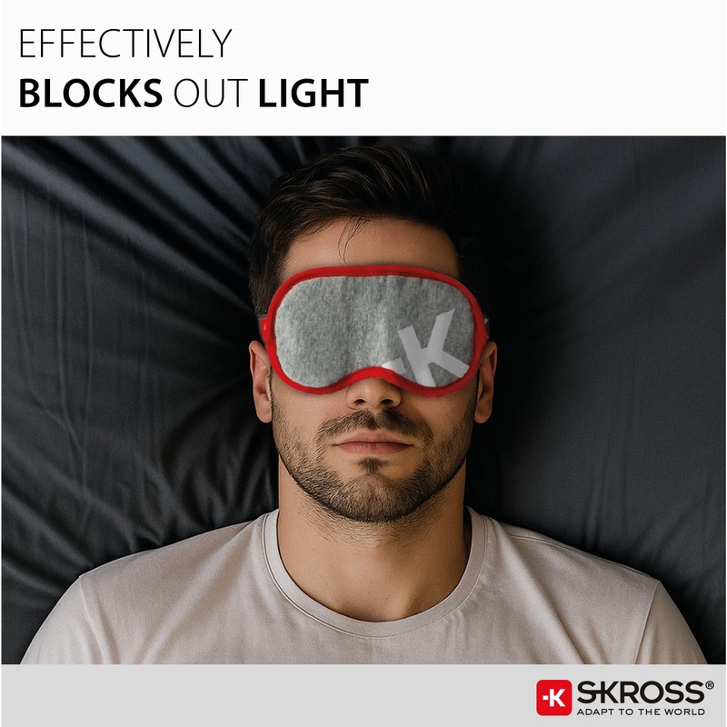 SKROSS Deluxe Sleep Mask, Grey