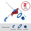 Fluidmaster 523A-009-T4 Super 2 in, or 3 in. Toilet Flapper,