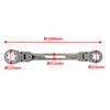 Takagi Gachi Wrench Double Flexible 0.4 x 0.5 in (11