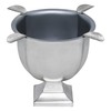 Stinky Cigar Ashtrays Box Pressed Ashtray, Brushed Silver