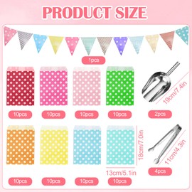 Pack of 87 Candy Bar Accessories Wave Point