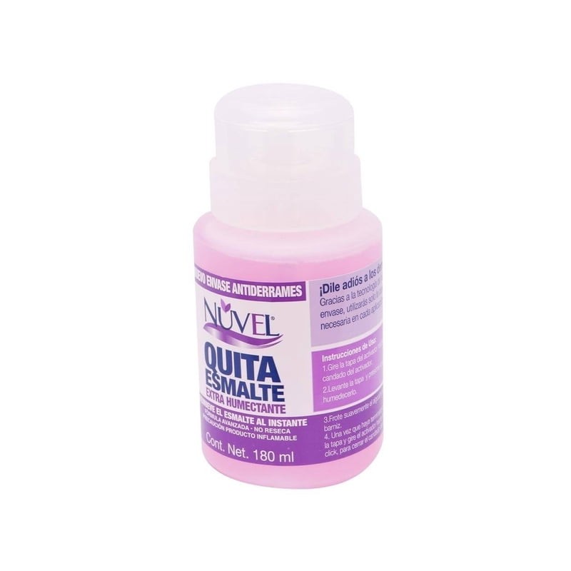 Quita esmalte Nuvel extra humectante 180 ml