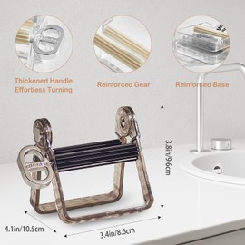 Plastic Tube Squeezer Roller – Durable Tube Wringer for Paint, Toothpaste, Hair Color – Ideal for Artists, Salons, DIY & Everyday Use (Black)