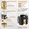Saysurey 4 Pcs Pull Chain Lamp Socket Replacement, E26 Standard