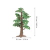 Toyvian Tree Model Fake Miniature Trees Train Railways Architecture Landscape