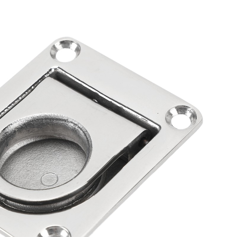 Hatch Pull Handle Stainless Steel 67mm X 56mm Flush Lifting