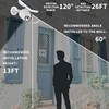 OOSSXX Solar Powered Outdoor Wireless Fake Camera Wire Free Solar