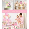 Yingoto 213pcs Oink Baa Moo Im Two Party Decorations for