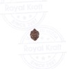 Royal Kraft Traditional Print Stamp Brass Floral Pattern Wood Clay
