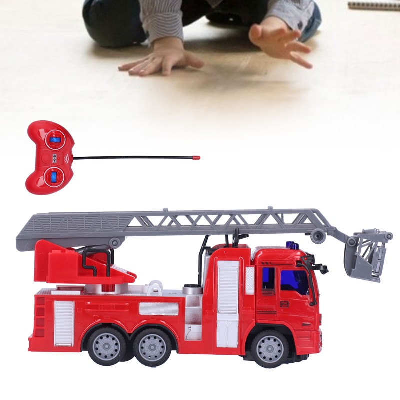 1:30 Fire Fighting Truck Model Remote Control Light Sound Simulation