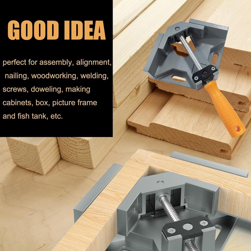 Pack of 2 Angle Tensioners 90 Degrees, Aluminium Alloy Corner
