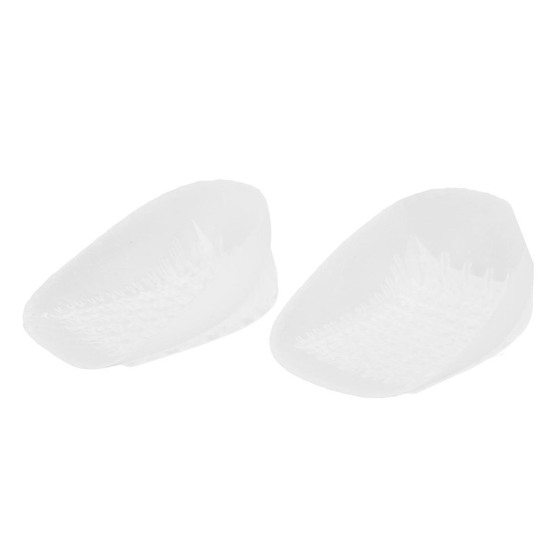 2 Pair Gel Heel Pad Transparent Strong Adhesion Soft Massaging