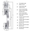 TOGU HS27D Heavy Duty Single Cylinder Handleset with Wave Style