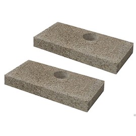 Quadra-Fire QuadraFire Replacement Brick with Holes Pkg of 2 (SRV436-0380)