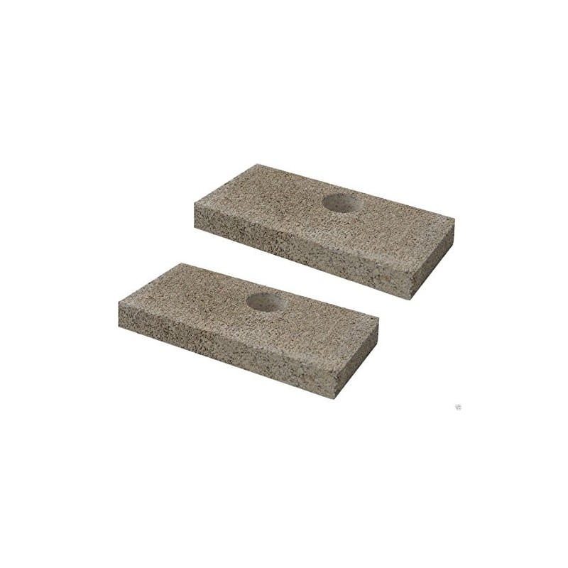 Quadra-Fire QuadraFire Replacement Brick with Holes Pkg of 2 (SRV436-0380)