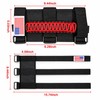 2 Pcs Paracord Grab Handles for Jeep Wrangler – Red