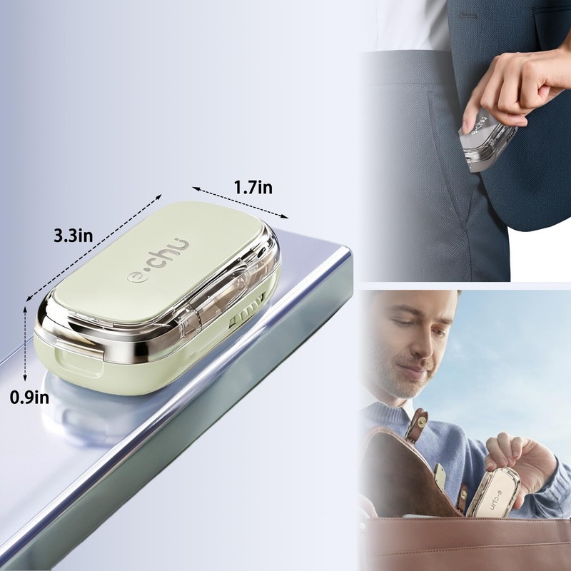 Pill Cutter Splitter for Small and Tiny Pills - 1/2&1/3&1/4